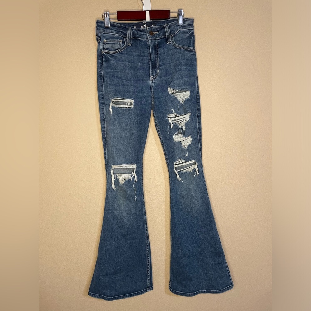 Hollister high rise flare jeans 2S